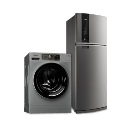 Combo Heladera 500 Lts y Lavarropa 9 KL